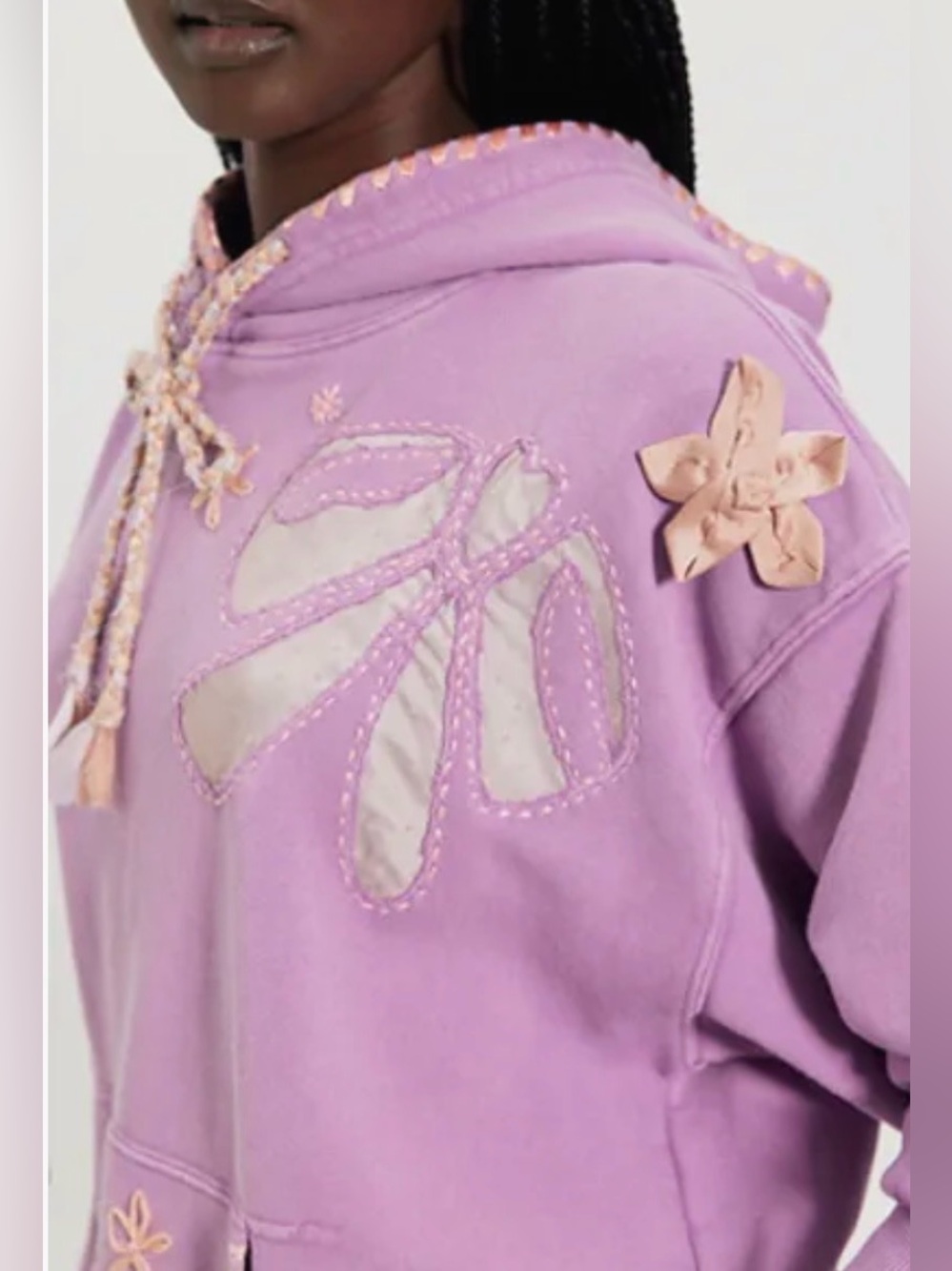 Free people love letters hoodie NWT